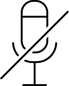 Mic Off Sketch Svg Vector, Free Vectors File